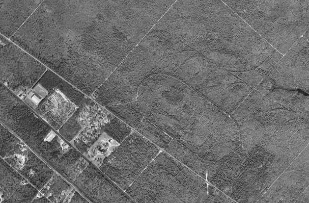 Aerial View of  Speedway & Amatol Sites