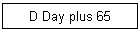 D Day plus 65