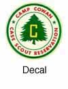 Camp Cowaw Round Decal