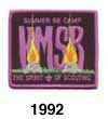 Kittatinny Mountain Scout Reservation 1992 Camp Patch