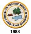 yards creek 1988 cub adventure weekend patch