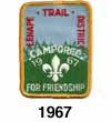 Lenape Trail 1967 Camporee Patch