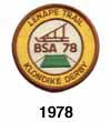 Lenape Trail 1978 Klondike Patch