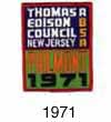 Thomas A. Edison 1971 Philmont Patch