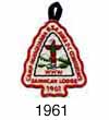 Sanhican Lodge 1961 Conclave Patch