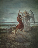 Gustav Doreacute Jacob Wrestling with Angel  Gen  ff