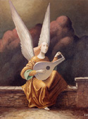 Alexander Anufriev Angel with Lute 