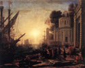 Claude Lorrain The Disembarkation of Cleopatra at Tarsus -