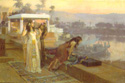 Frederick Bridgman Cleopatras Funeral Barge 