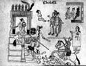 Spaniards Attack Cholulans from iEl Lienza de Tlaxcalai Tlaxcalan 