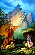 Dragon Lake by Michael Whelan