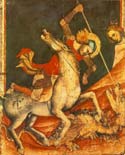 Vitale da Bologna St George's Battle with the Dragon c