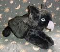 Plush gold striped black griffon by Alicia Hamm 