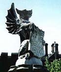 A guardian gryphon at Hampton Court
