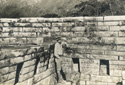 Peabody Museum Hiram Bingham III in an Inca elite house at Machu Picchu 