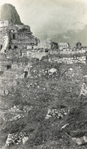 Peabody Museum The sacred temple area of Machu Picchu after being cleared in 