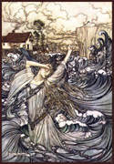 Arthur Rackham from iUndinei by De La Motte Fouque 