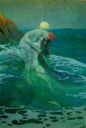 The Mermaid by Howard Pylebrigreenish tinti