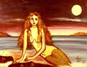 Mermaid by the full moon by Vera Lucia