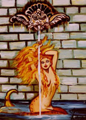 Mermaid in a fountainby Vera Lucia