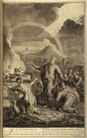 Noah offered burnt offerings on an altar to the Lord Genesis  by Gerard Hoet 
