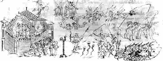 Harley Psalter drawing