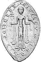 seal with hunting imagery