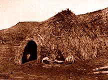 Native Americans - Indian Homes, Native Housing, Tipis, Wigwams and Longhouses - Hogan Apache Pi house 
