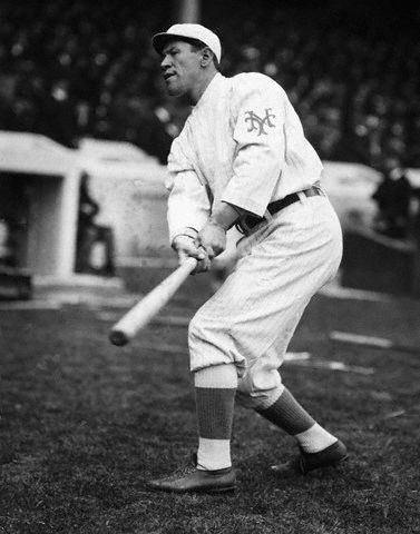 Native Americans - Jim Thorpe of the New York Giants up at bat. 