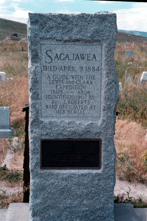 Native Americans - Sacajawea Gravestone