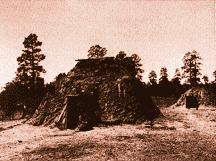 Native Americans - Indian Homes, Native Housing, Tipis, Wigwams and Longhouses - Hogan Navaho 