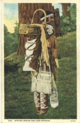 Apache mother and baby