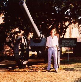  A surviving gun from the S.M.S. Knigsberg in Mombasa, Kenya.