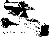 Carronade on garrison artillery carriage