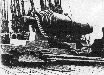 Carronade at sea