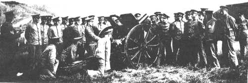 QF 4.5-in howitzer at Trentham 1938