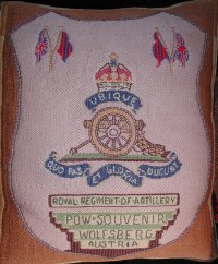 The embroidered pillow