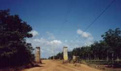 Nui Dat main gate