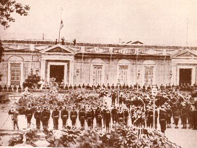 U.S. Flag-raising in Santiago