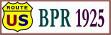 1925 B.P.R. highway plan