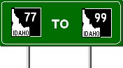 Idaho Hwy 77 to Idaho Hwy 99