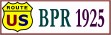 1925 B.P.R. highway plan