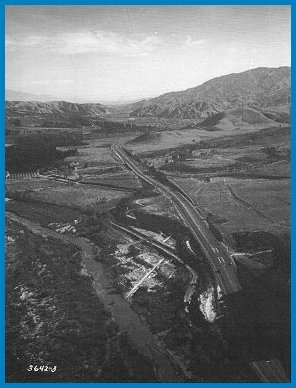 US 91 expressway in Santa Ana Canyon